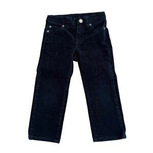 Janie and Jack Corduroy Pants Boys Toddler 2T Black